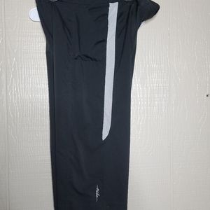 Nike dri-fit black wide leg crop capri pants sz.LG